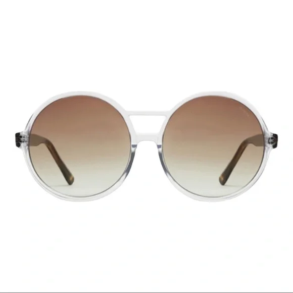 KOMONO Coco Clear / Tortoise Sunglasses New - Picture 2 of 16